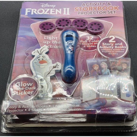 Disney Frozen 2 Activity and Storybook Projector Set NEW - Picture 3 of 4
